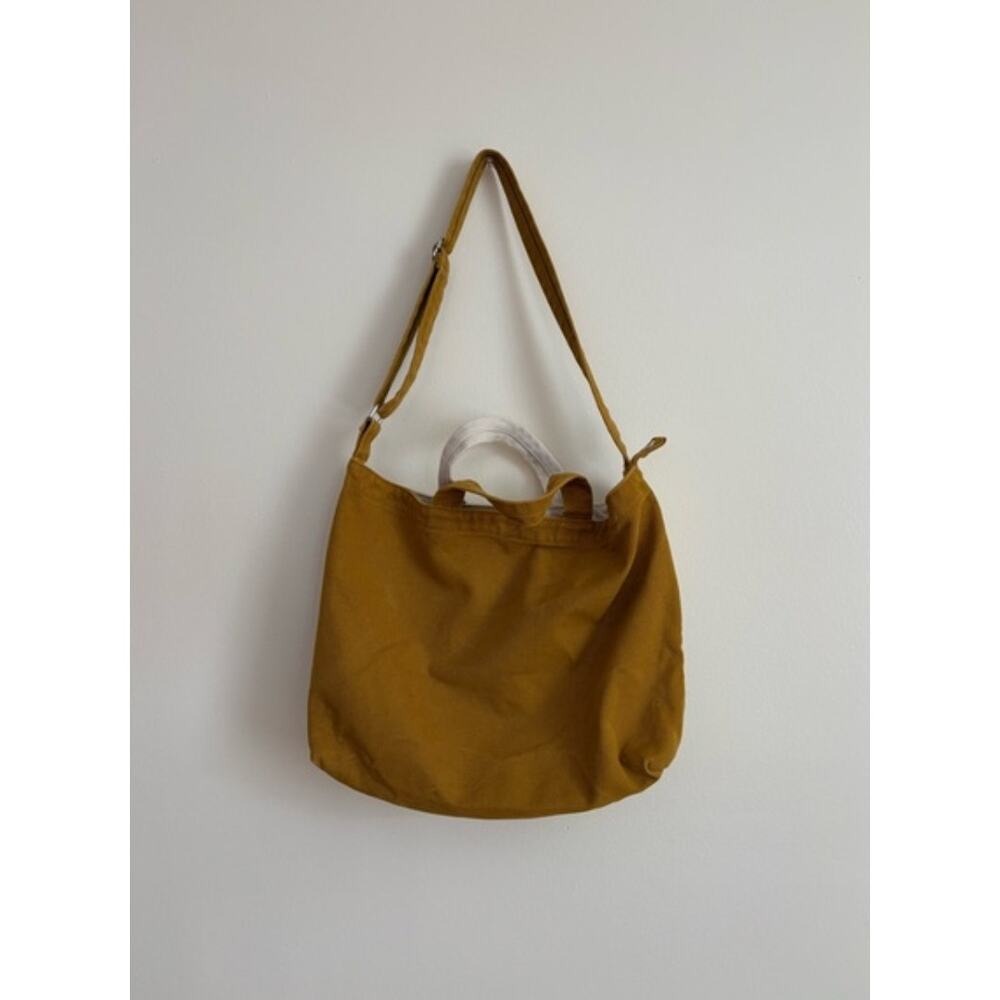 Baggu Two Tone Cotton Horizontal Duck Bag Tote Shoulder Bag Deadstock Earth Day